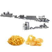 Línea de producción de papas fritas semiautomáticas